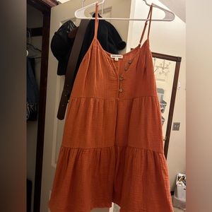 Burnt orange size small got at cavenders new never worn cute with boots !!!!
